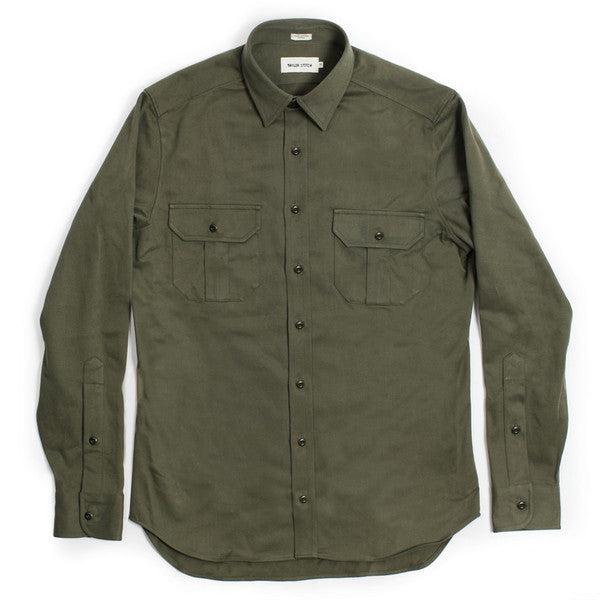 Olive Twill Highlands Shirt
