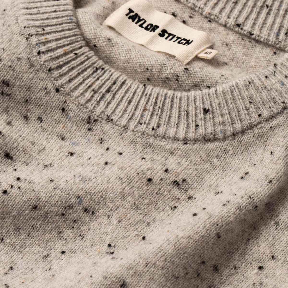 The Hardtack Sweater in Polar Yak Donegal