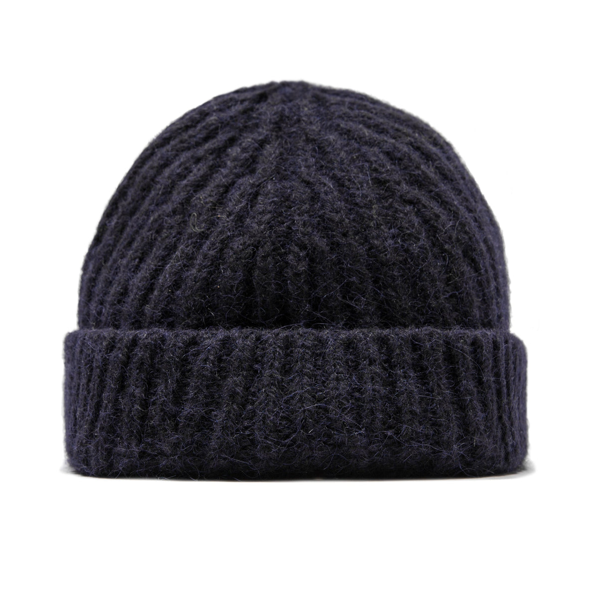 The Beanie in Navy Alpaca