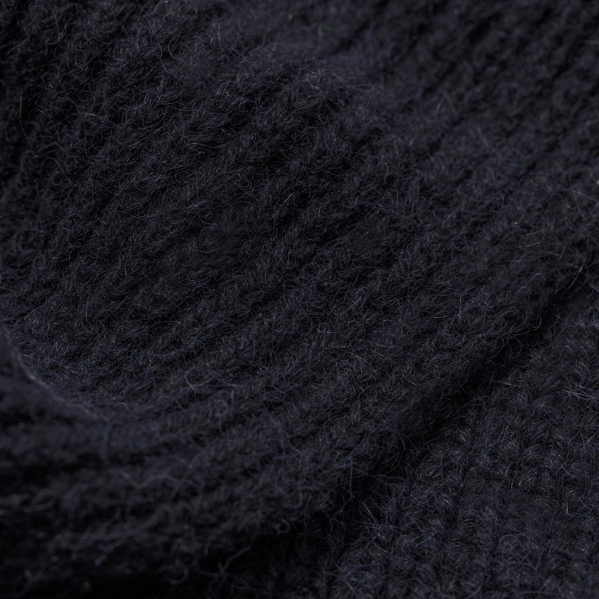 The Scarf in Navy Alpaca