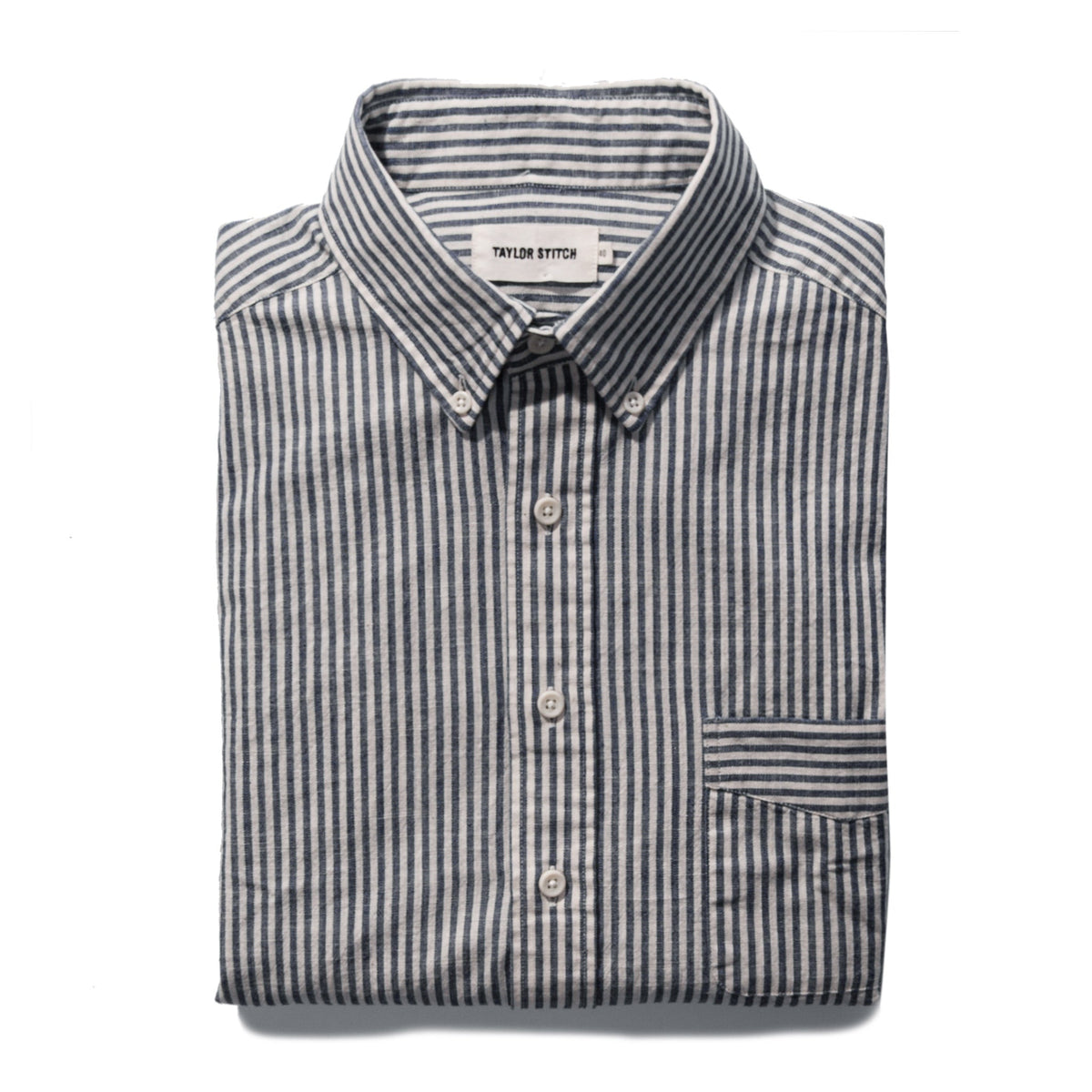 The Jack in Natural Striped Chambray