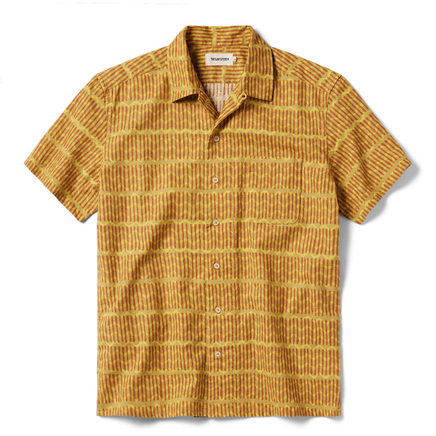 The Short Sleeve Hawthorne in Gold Wave