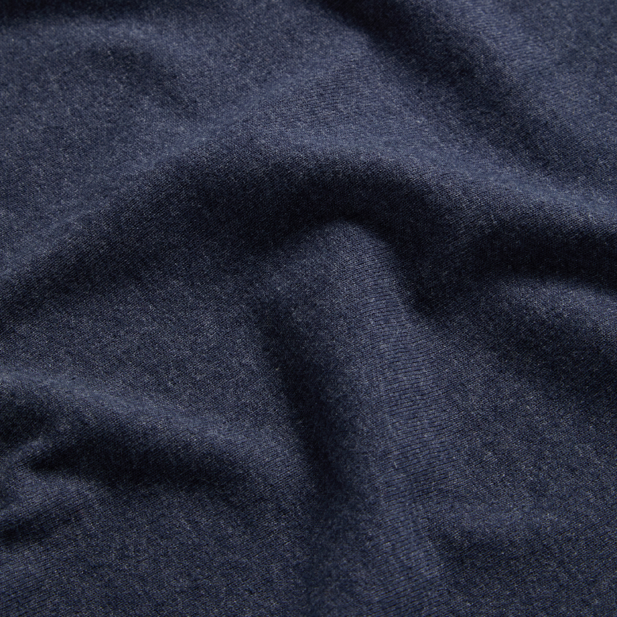 The Short Sleeve Heavy Bag Henley in Dark Navy