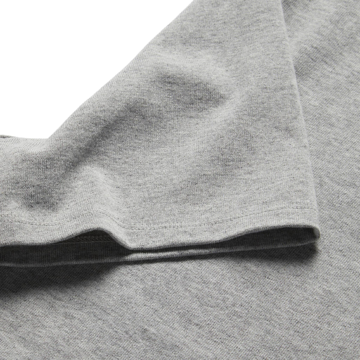 The Short Sleeve Heavy Bag Henley in Aluminum