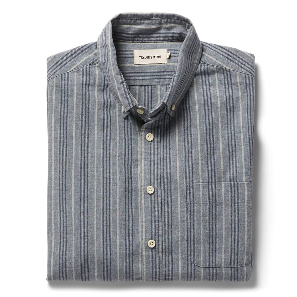 The Jack in Sky Blue Chambray Stripe