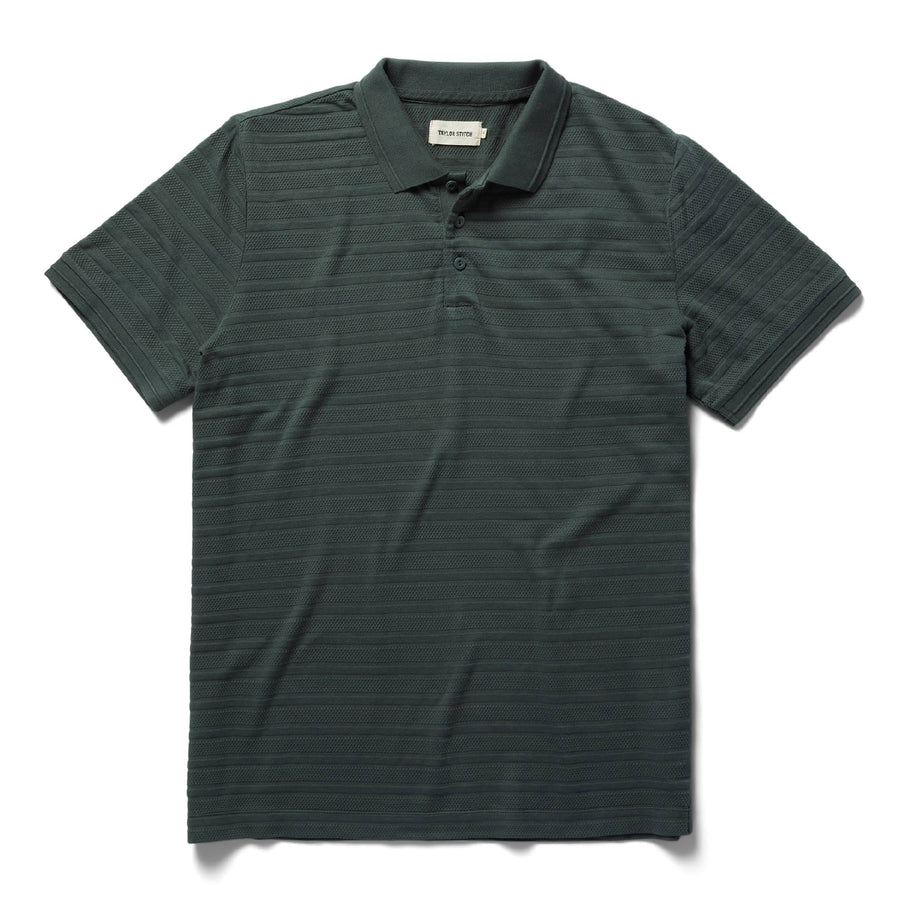 The Polo in Dark Slate Jacquard