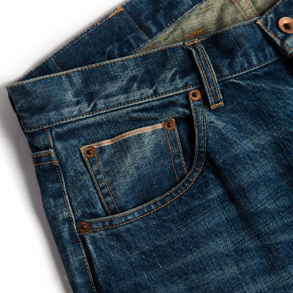 The Slim Jean in Sawyer Wash Organic Selvage