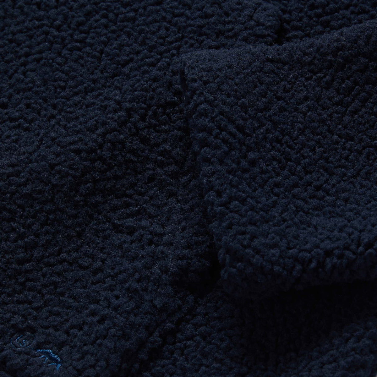 The Nomad Hoodie in Navy Sherpa