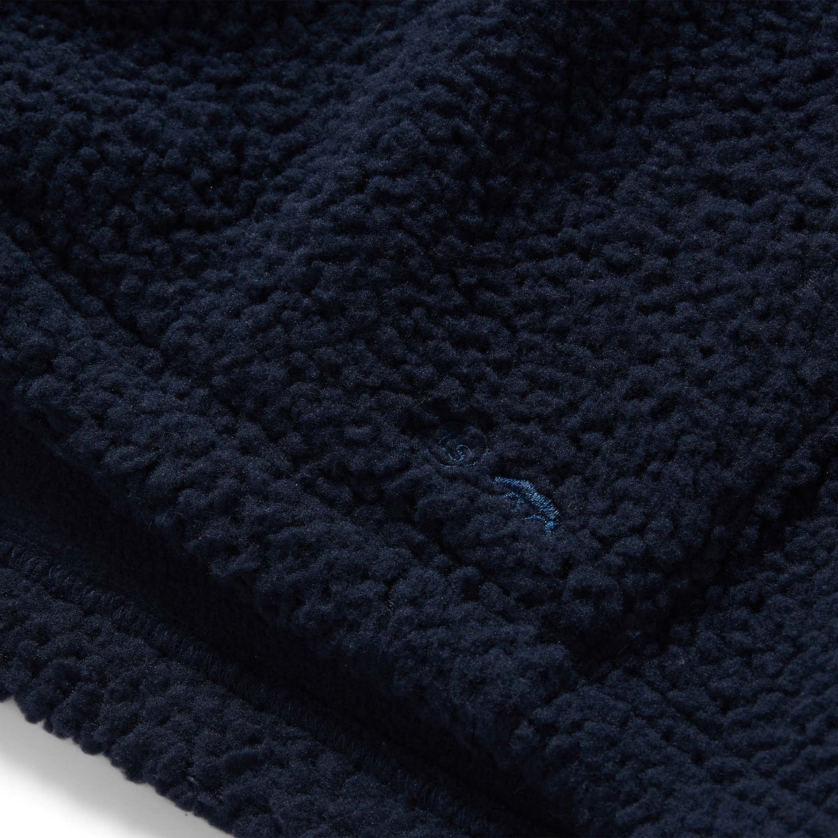 The Nomad Hoodie in Navy Sherpa