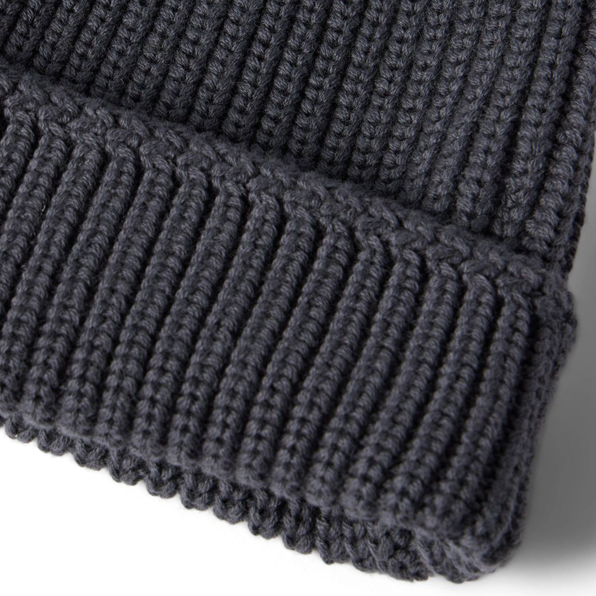 The Rib Beanie in Granite