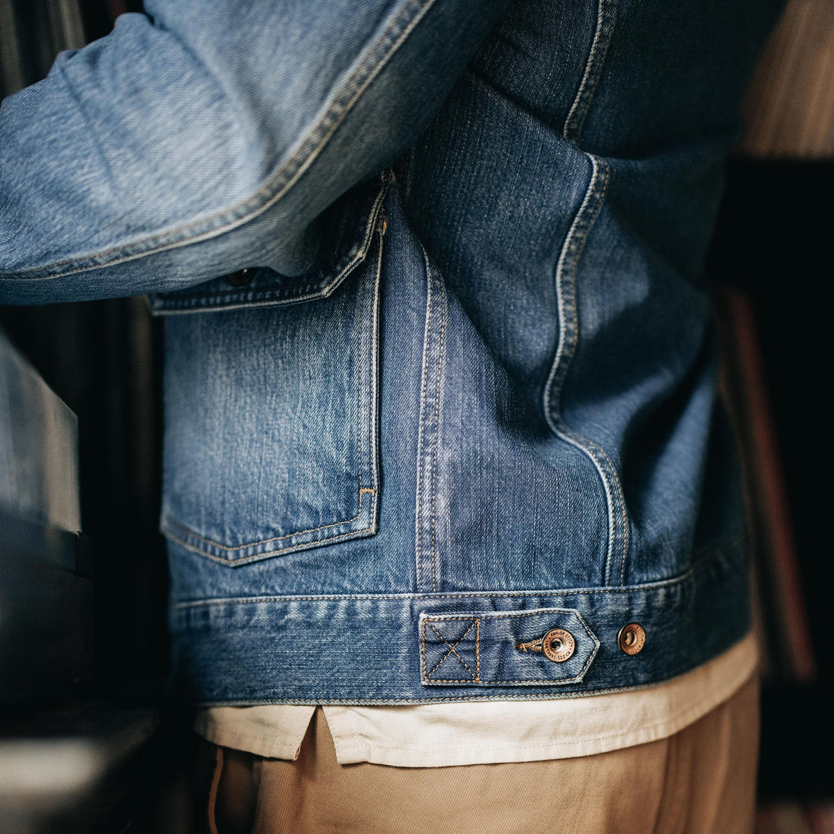 The Ryder Jacket in Sun Bleached Denim