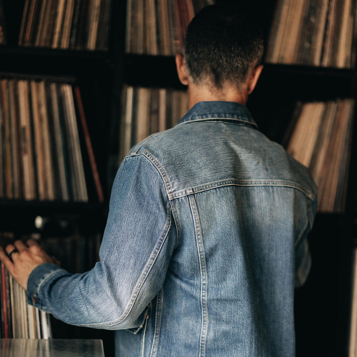 The Ryder Jacket in Sun Bleached Denim