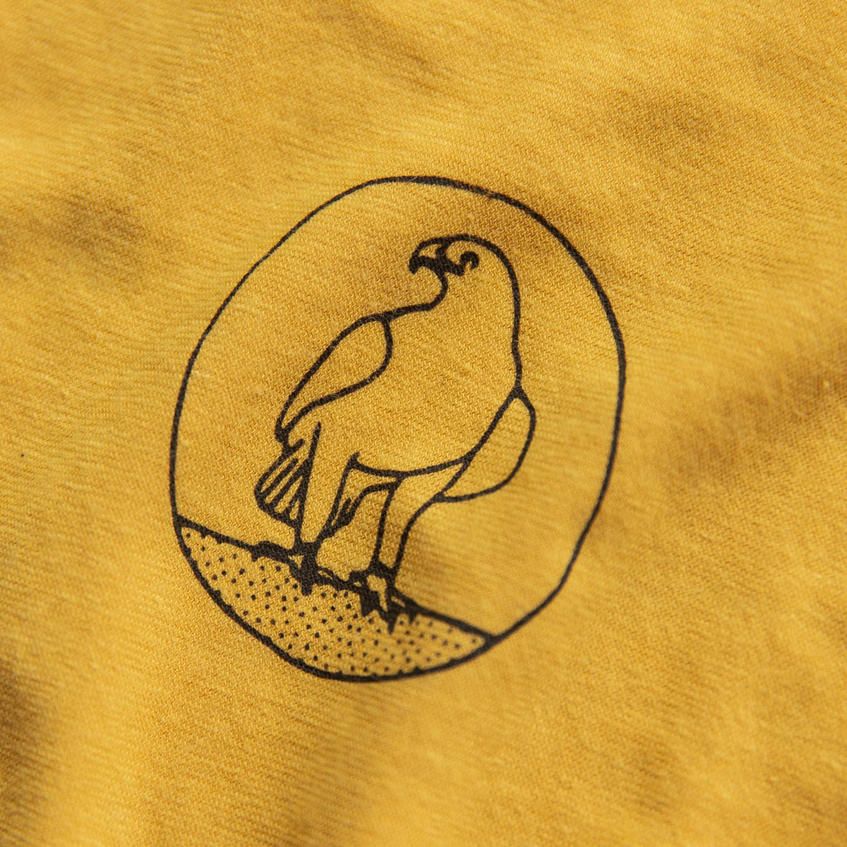 The Cotton Hemp Tee in Canary Eagle