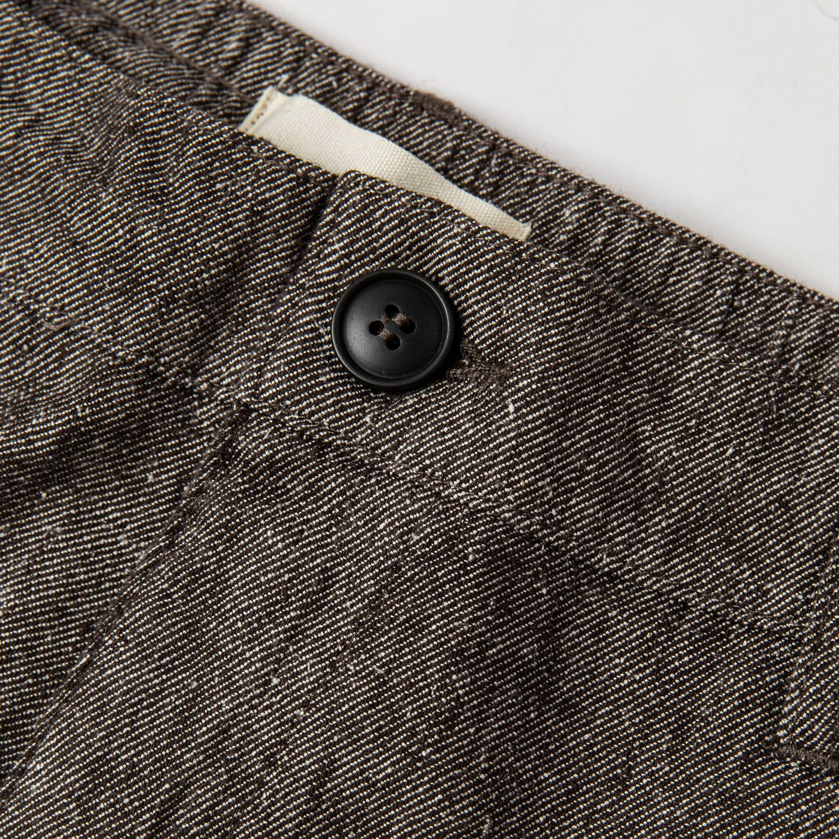 The Easy Pant in Espresso Linen