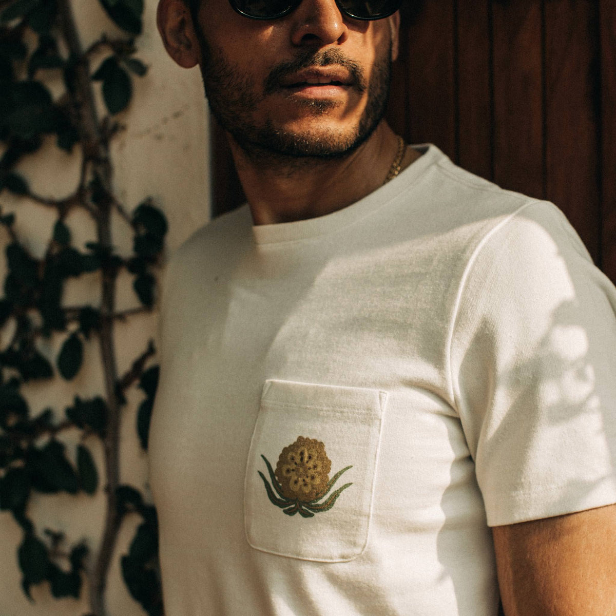 The Heavy Bag Tee in Desert Flower
