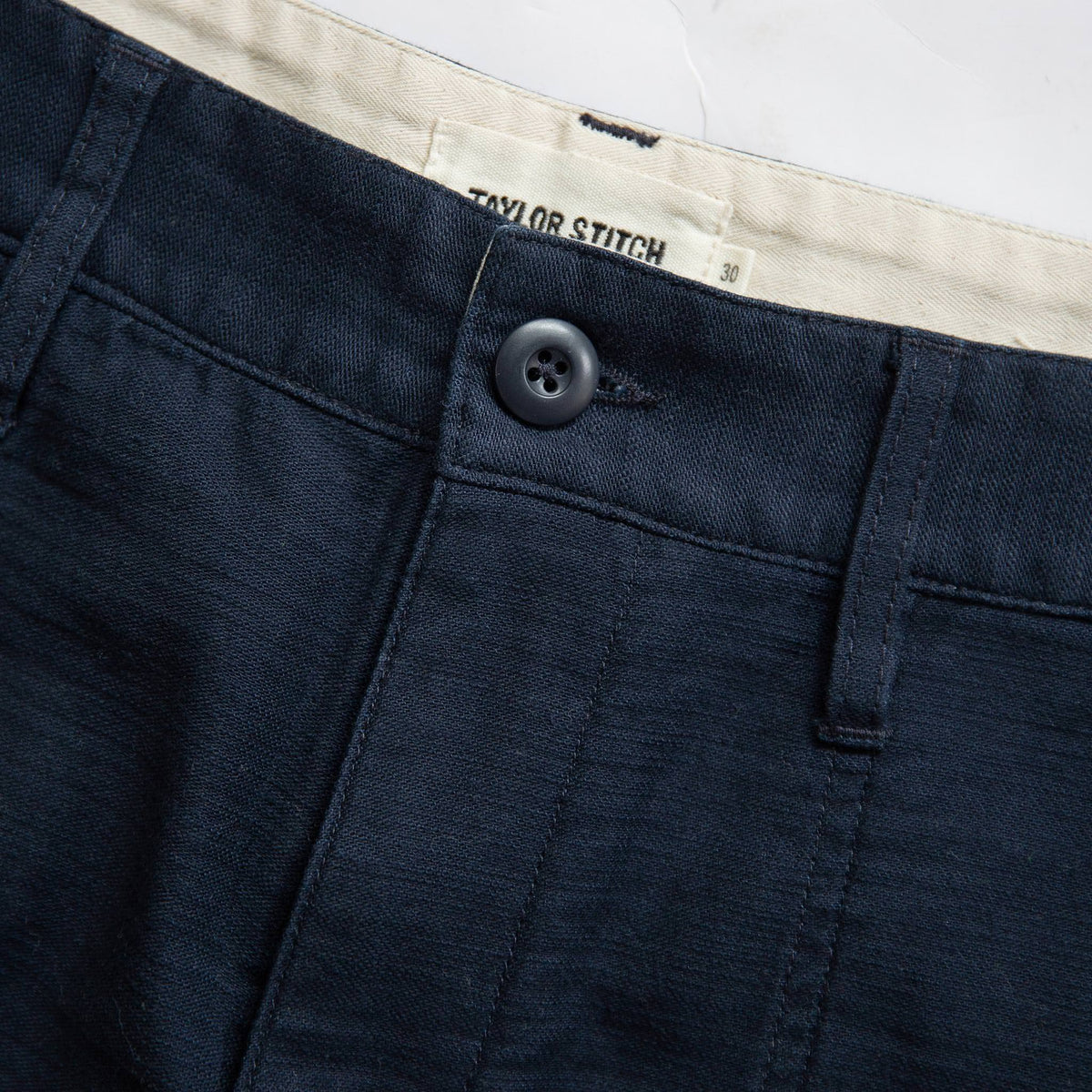 The Trail Short in Navy Reverse Sateen