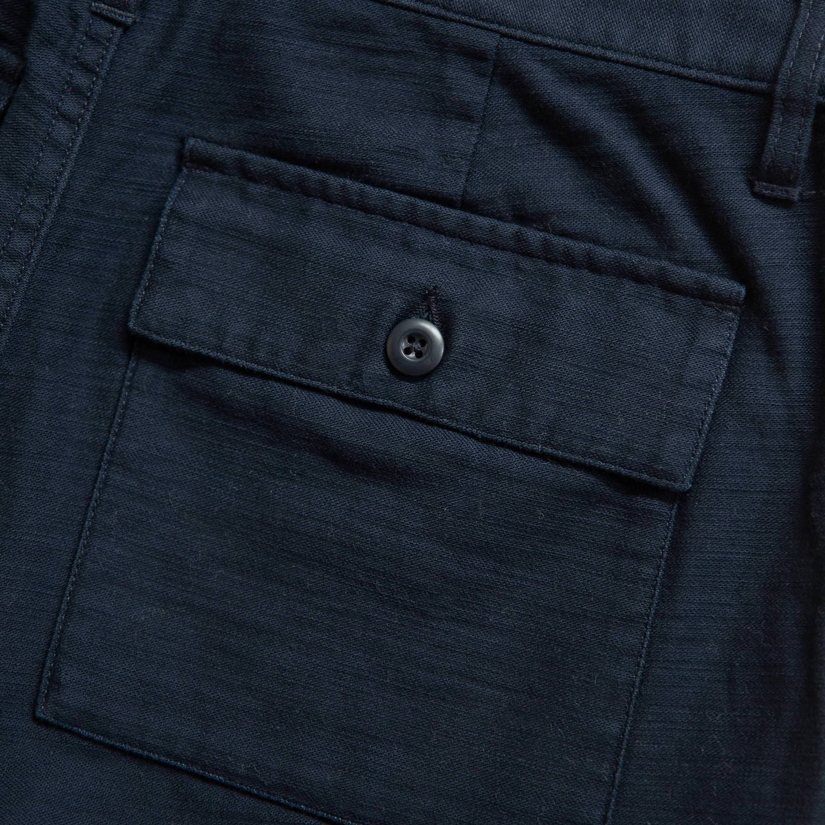 The Trail Short in Navy Reverse Sateen