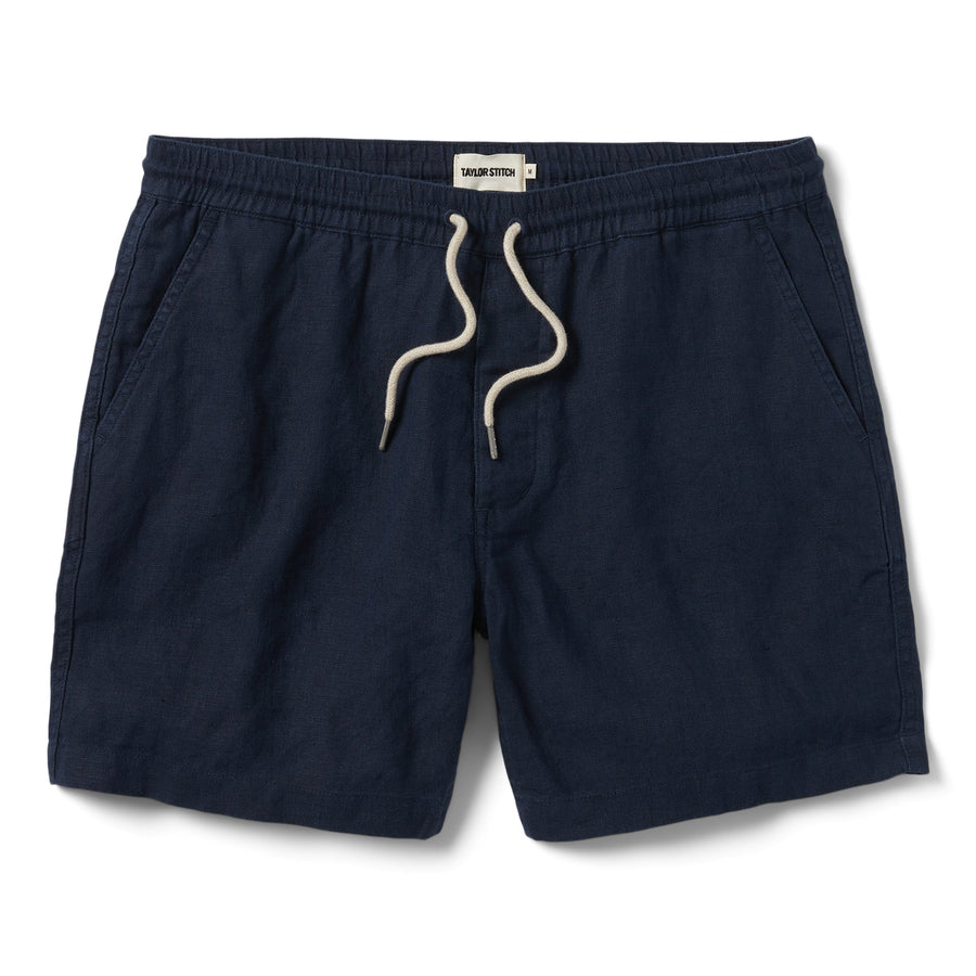 The Apres Short in Navy Hemp