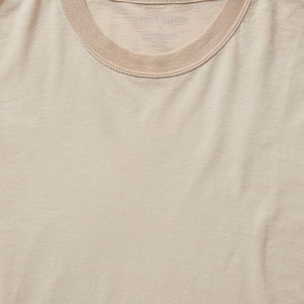 The Cotton Hemp Tee in Sand