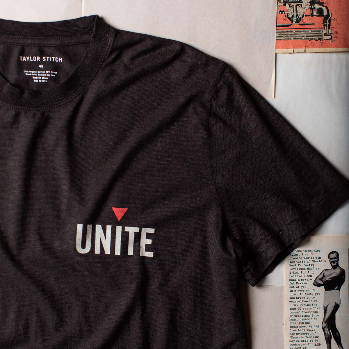 The Cotton Hemp Tee in Unite