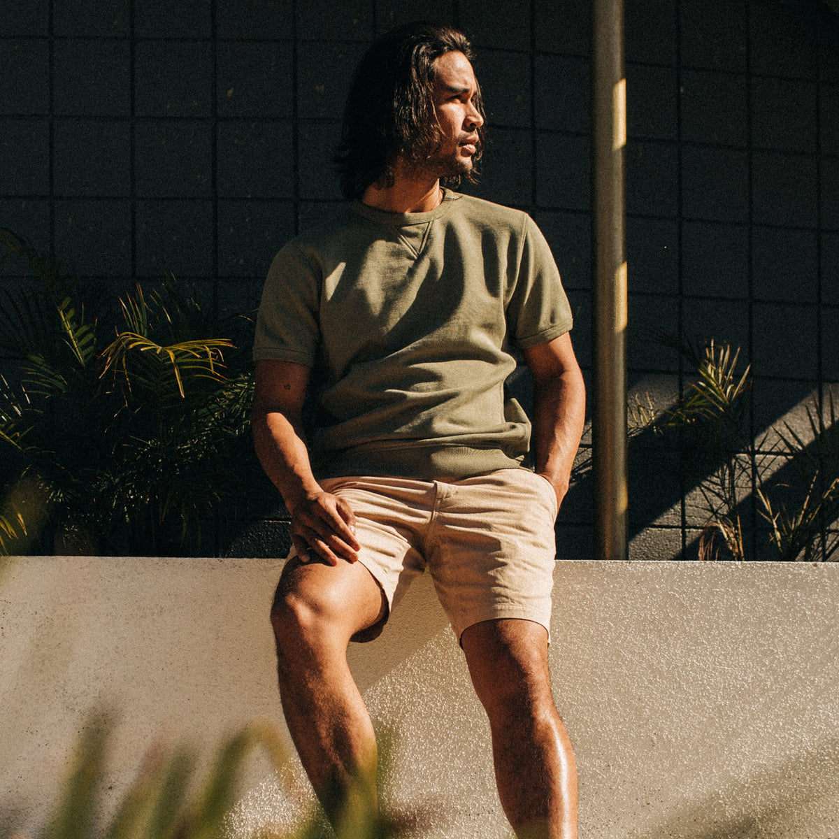 The Foundation Short in Khaki Twill