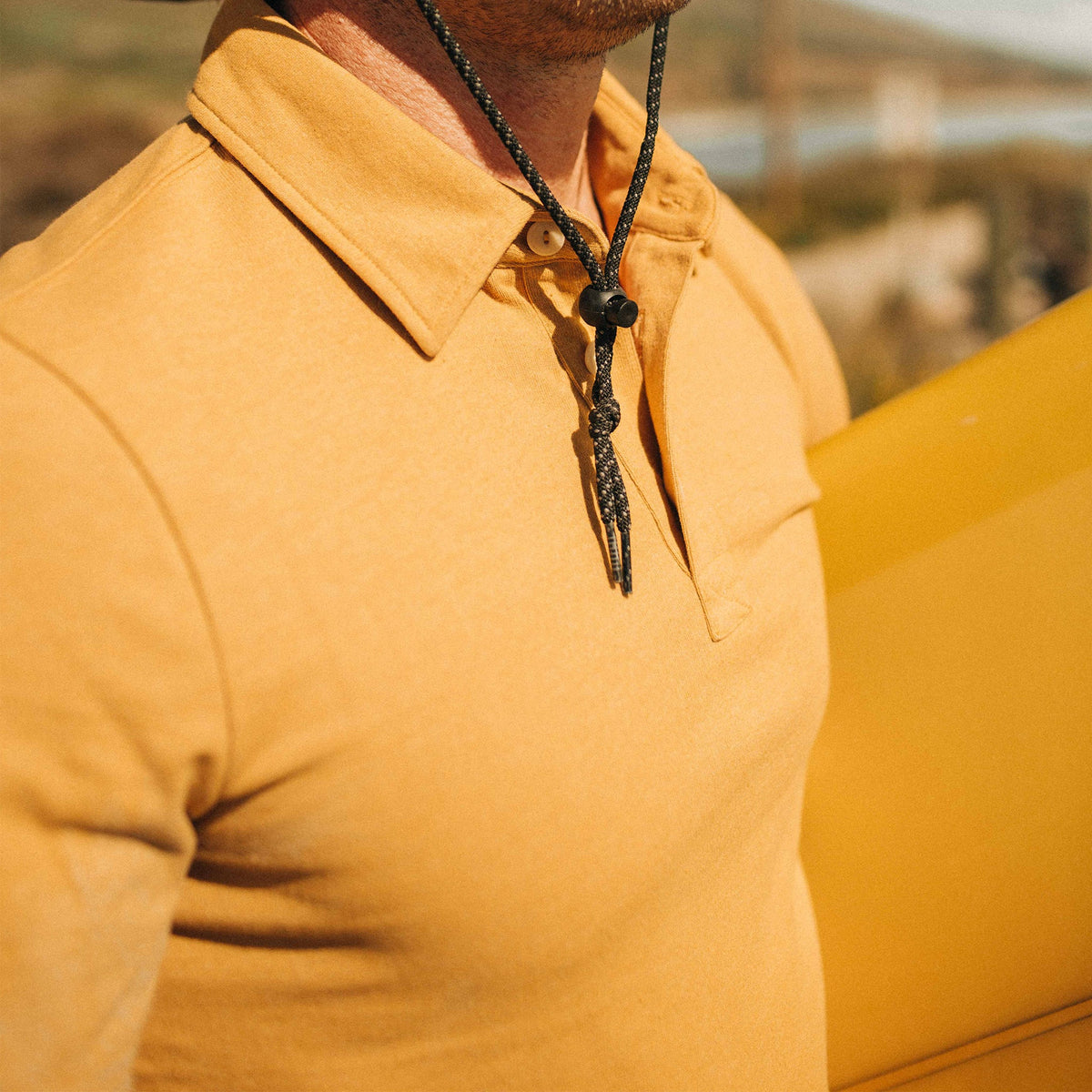 The Heavy Bag Polo in Gold
