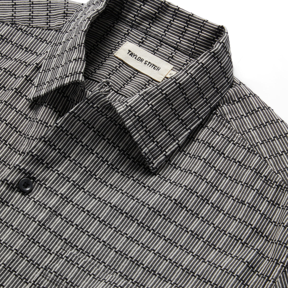 The Short Sleeve Hawthorne in Navy Stripe