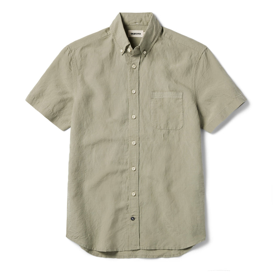 The Short Sleeve Jack in Sage and Natural