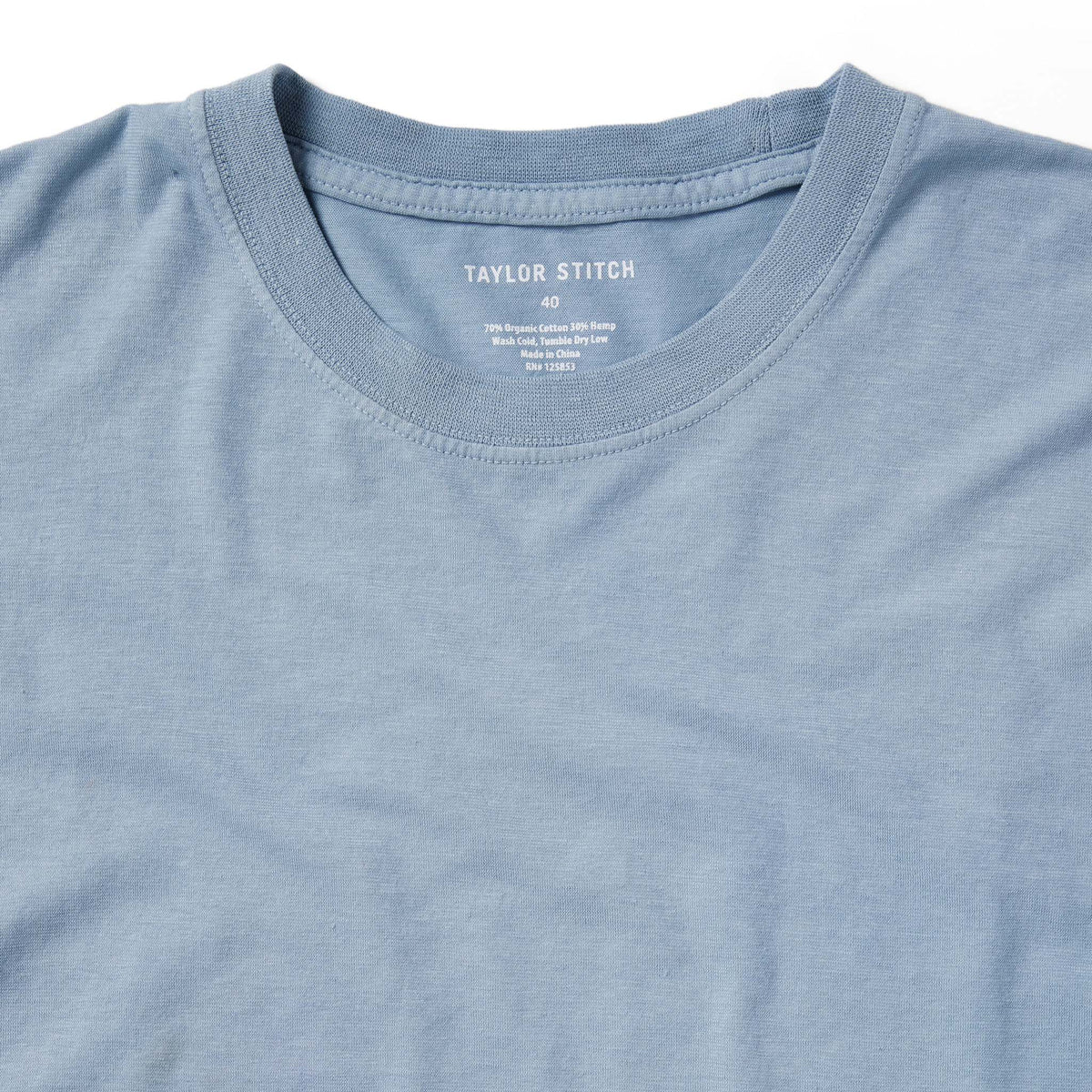 The Cotton Hemp Tee in Ocean