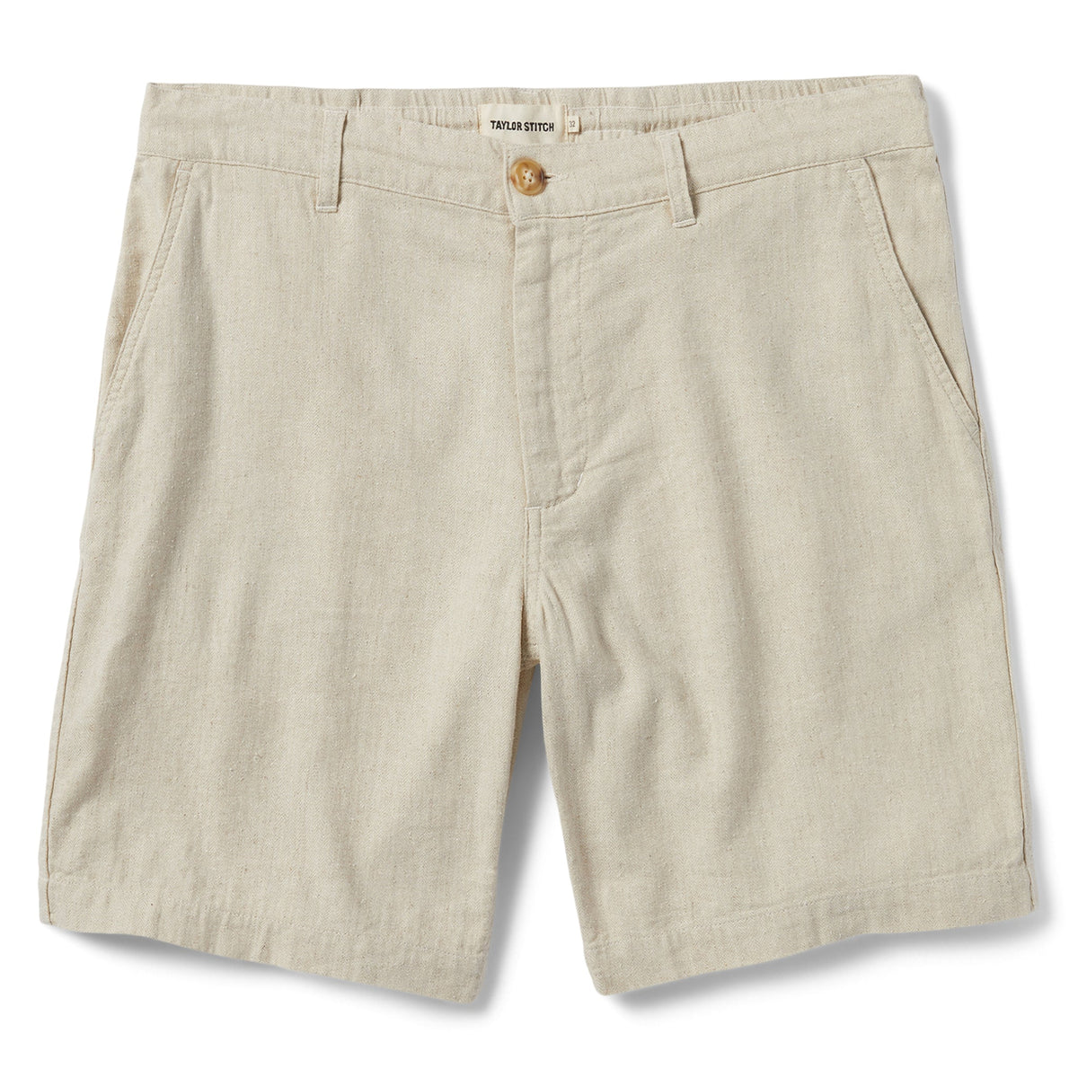 The Easy Short in Natural Herringbone