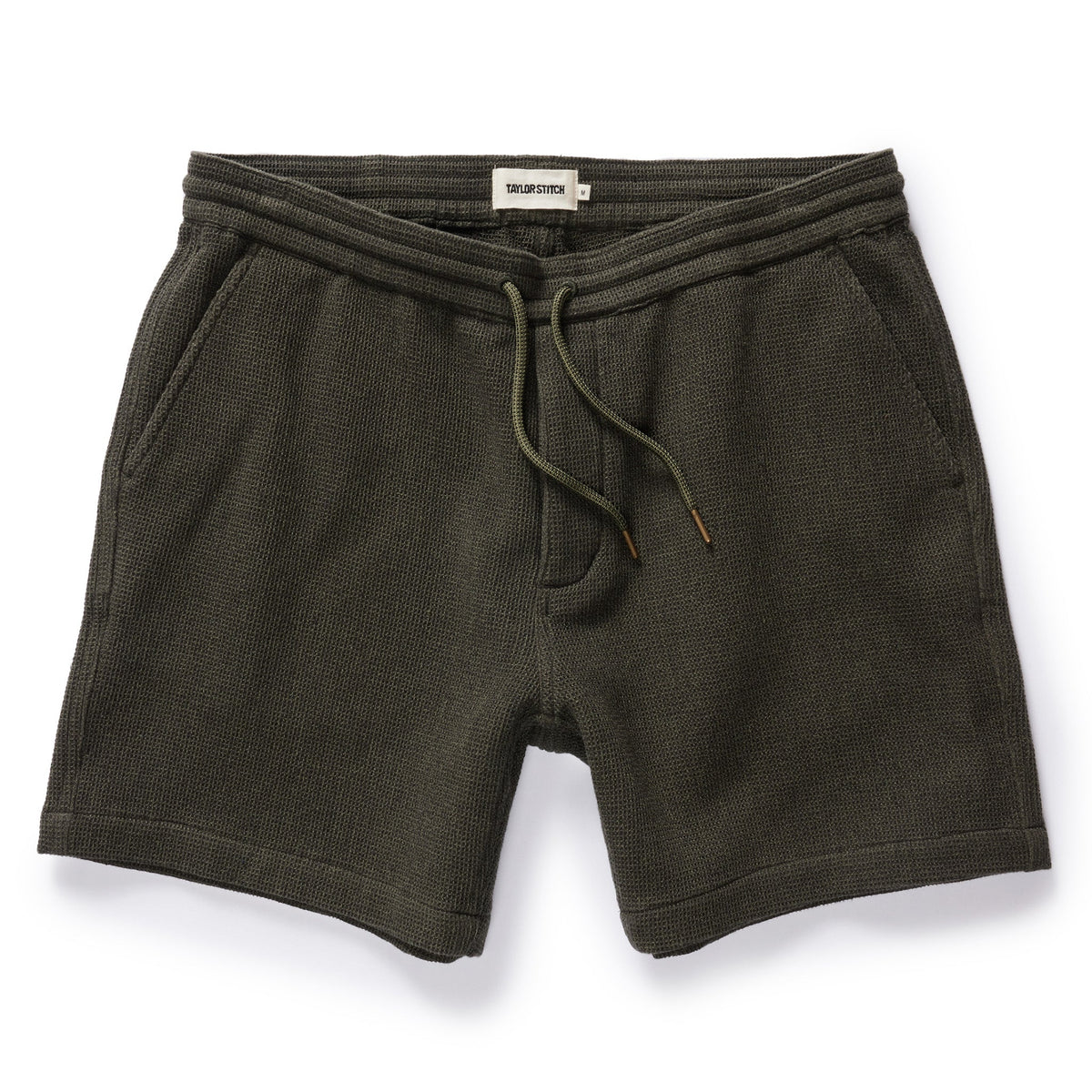 The Apres Short in Army Waffle