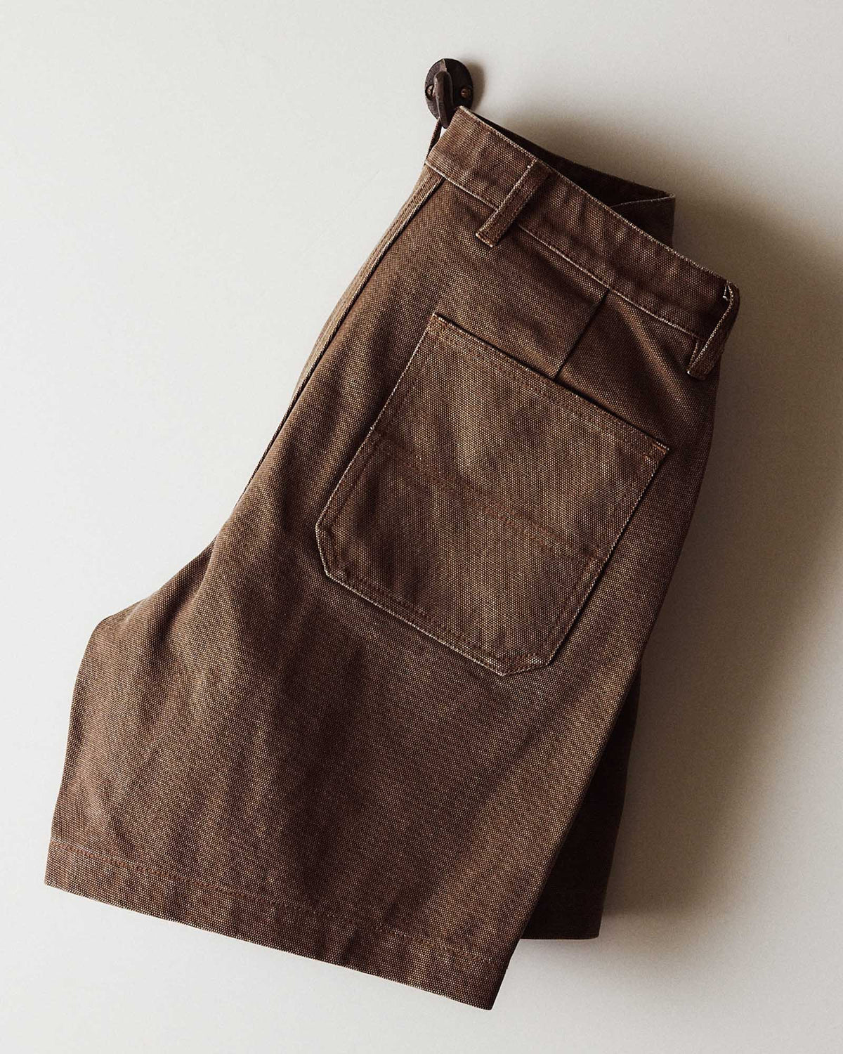 The Camp Short in Aged Penny Chipped Canvas