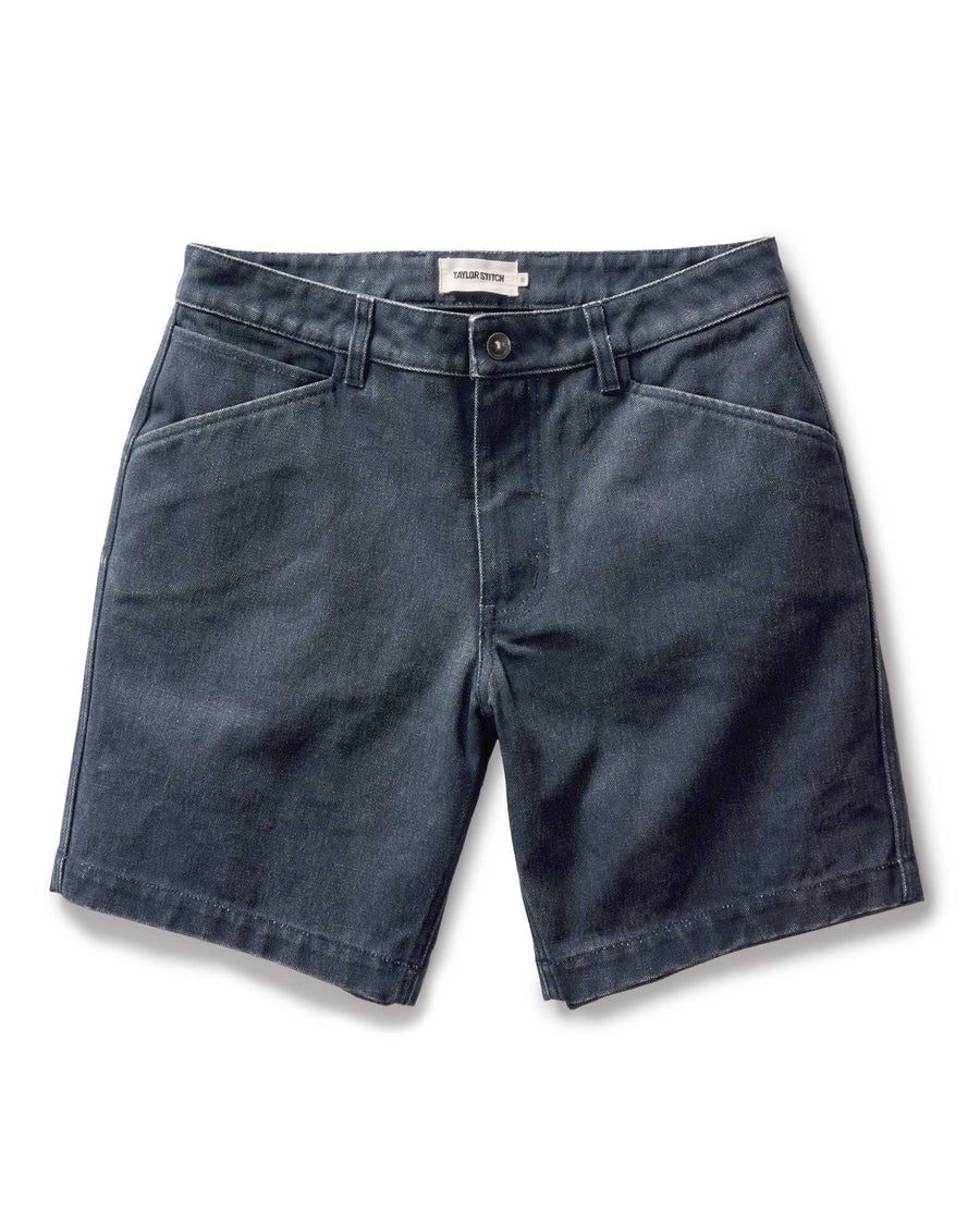 The Camp Short in Navy Chipped Canvas