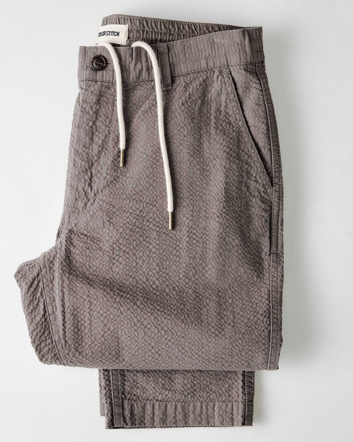 The Easy Pant in Canteen Seersucker