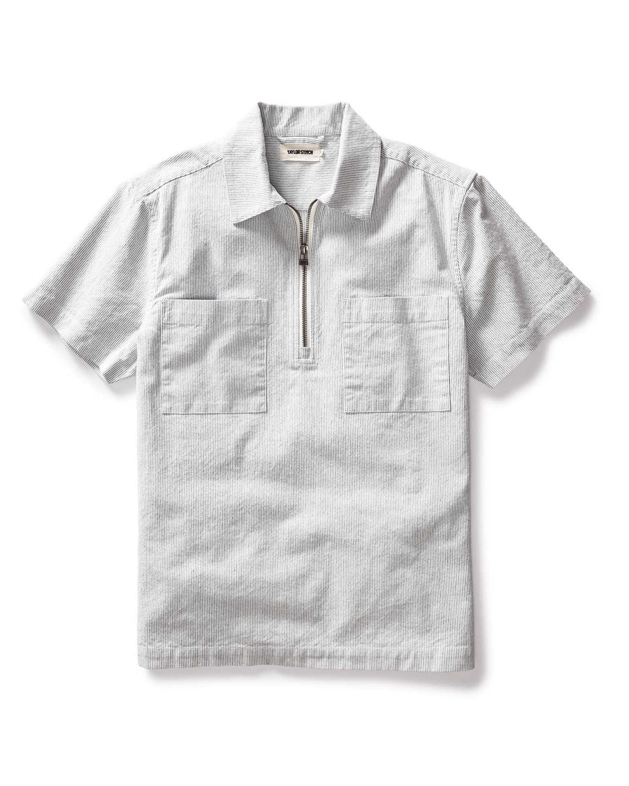 The Exhaust Shirt in Natural Stripe