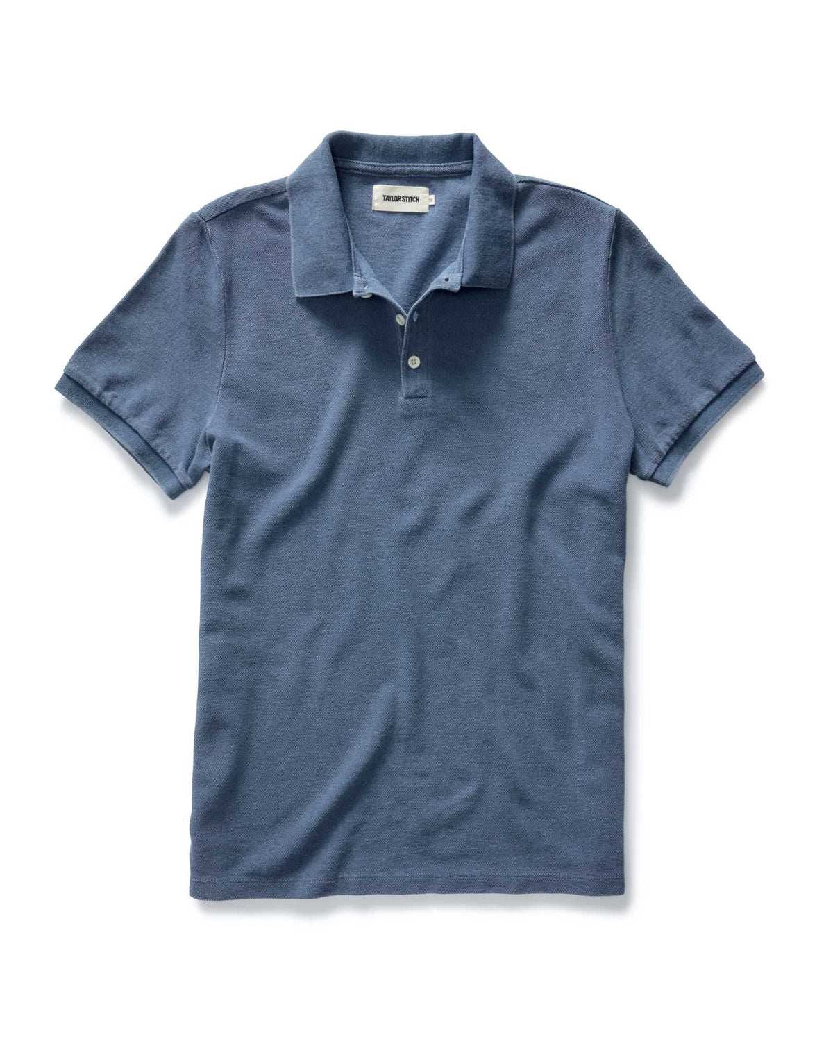 The Pacific Polo in Washed Indigo Pique