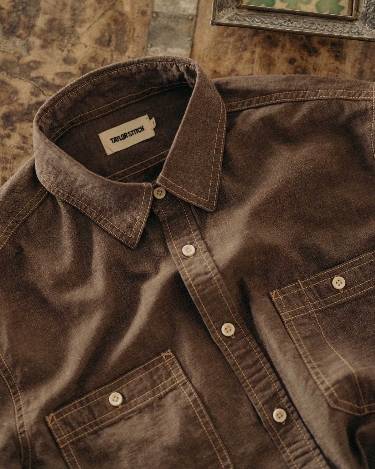 The Utility Shirt in Soil Nep