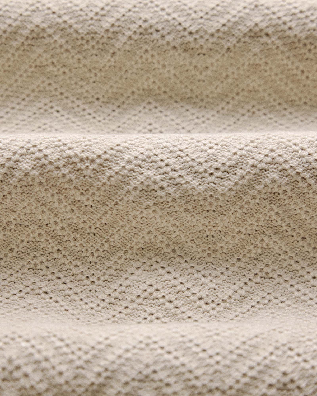The Button Down Polo in Heather Oat Herringbone