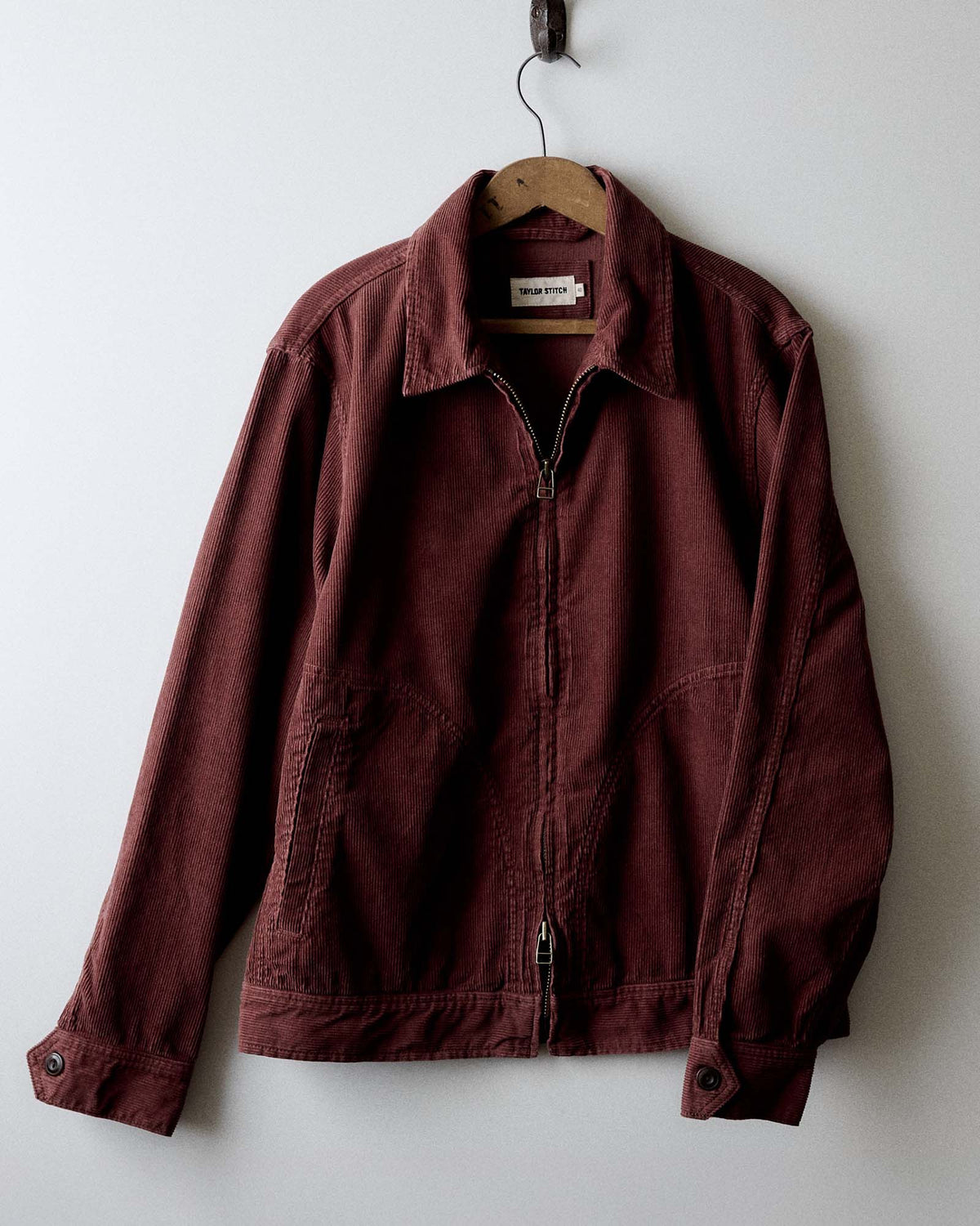 The Piston Jacket in Dried Cherry Corduroy