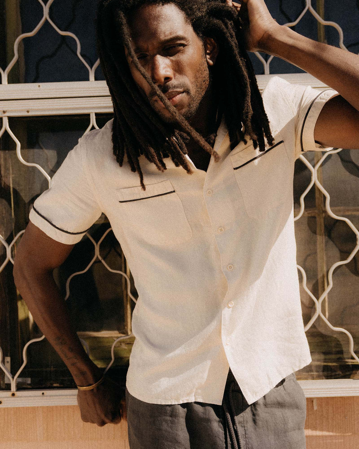 The Weber Shirt in Vintage White