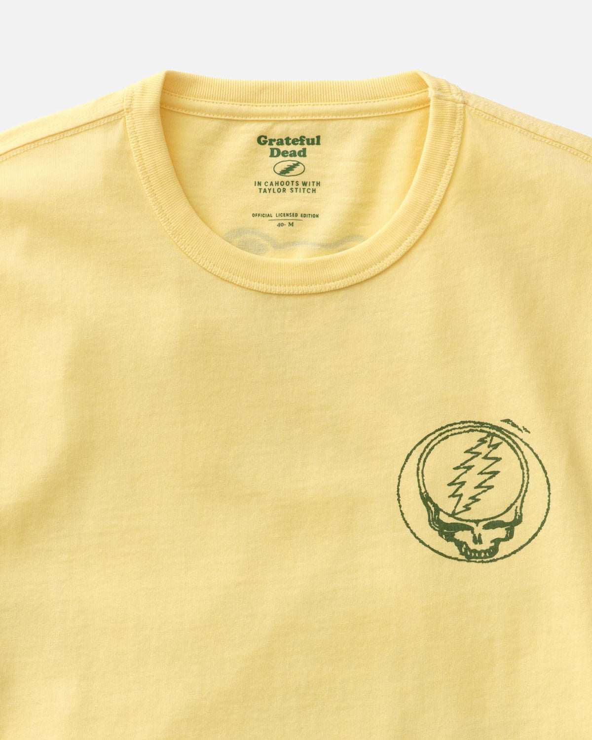 The Organic Cotton Tee in Lemon Stamp