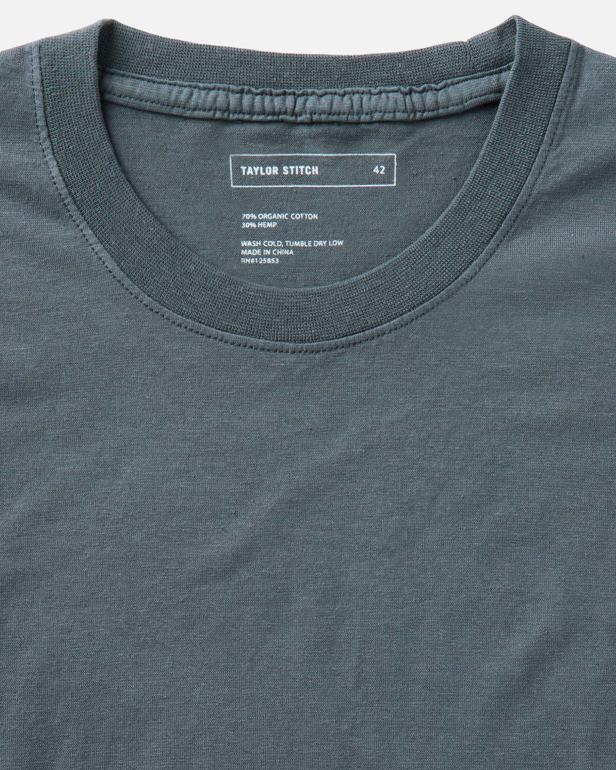 The Cotton Hemp Tee in Navy