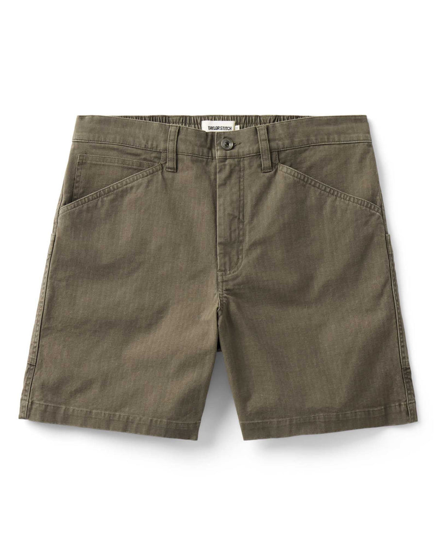 The Boulder Short in Mushroom Ripstop