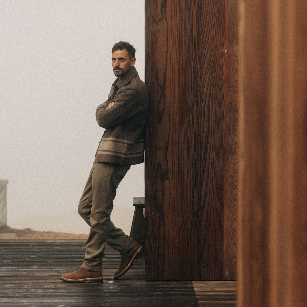 The Camp Pant in Stone Boss Duck
