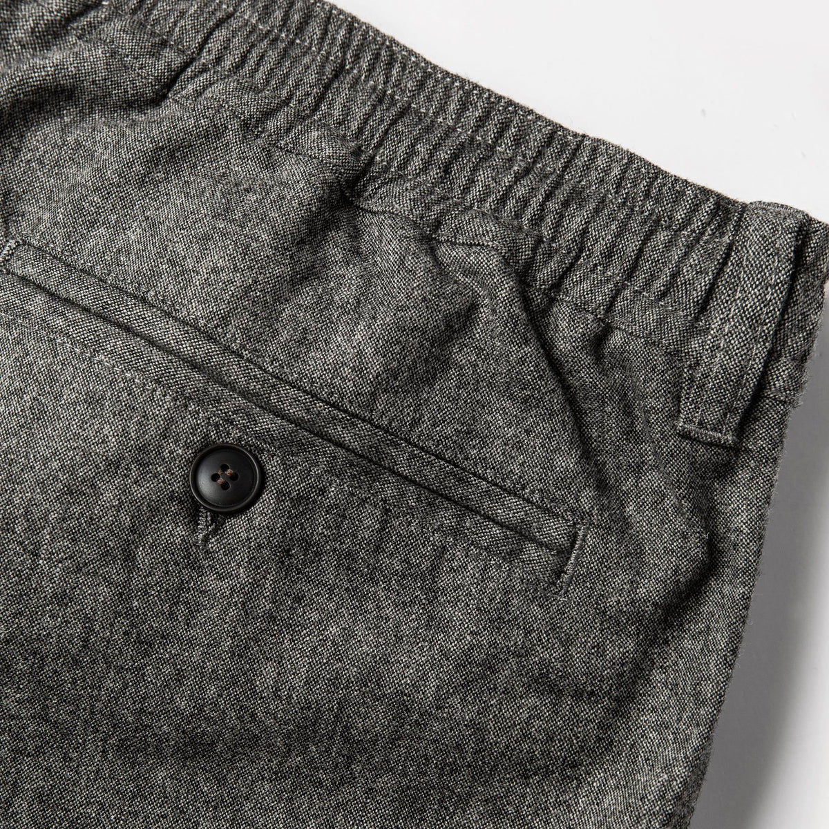 The Carmel Pant in Charcoal Birdseye Wool
