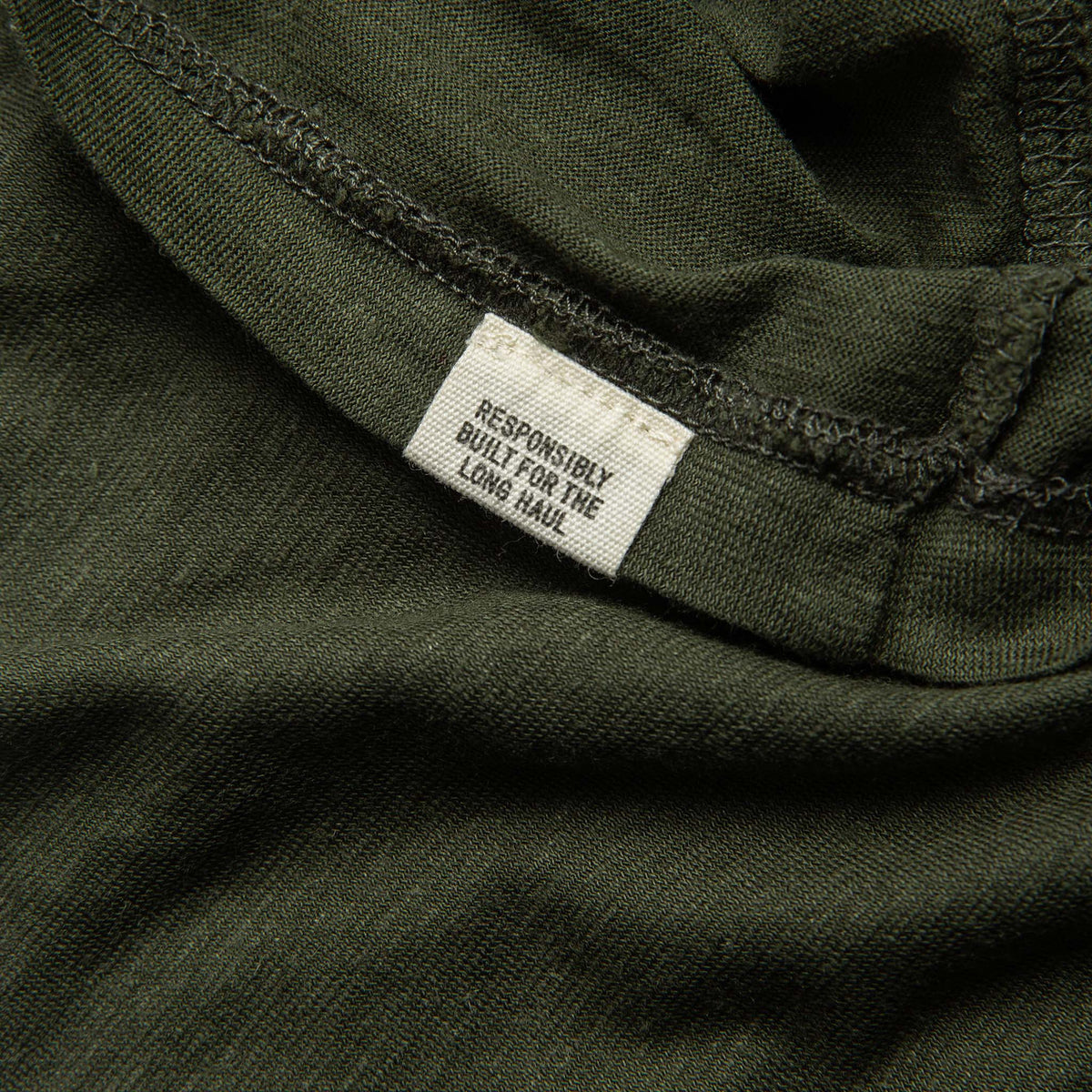 The Cotton Hemp Tee in Forest