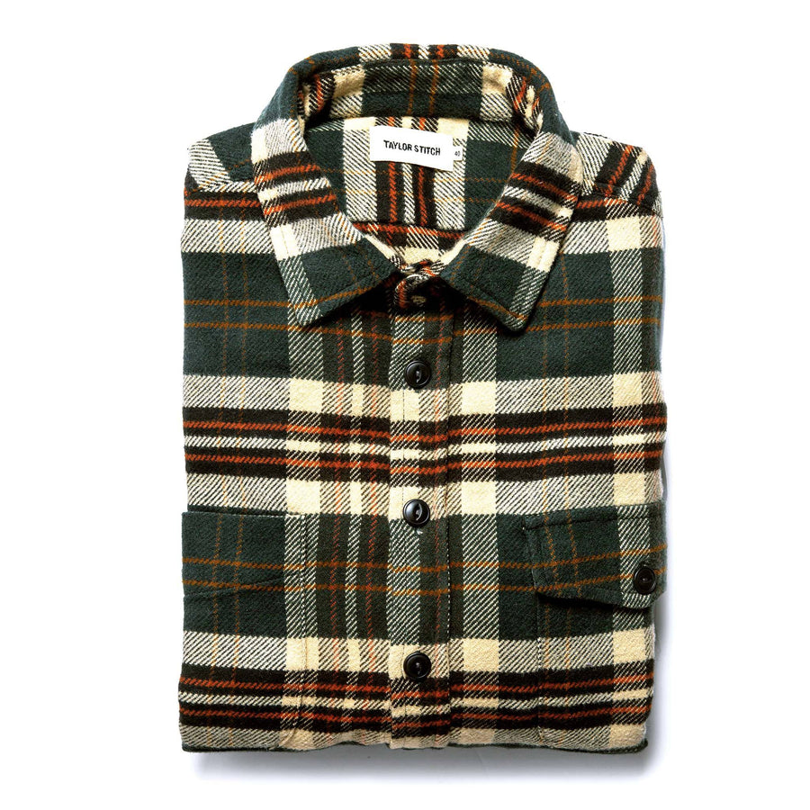 The Crater Shirt in Forest Plaid