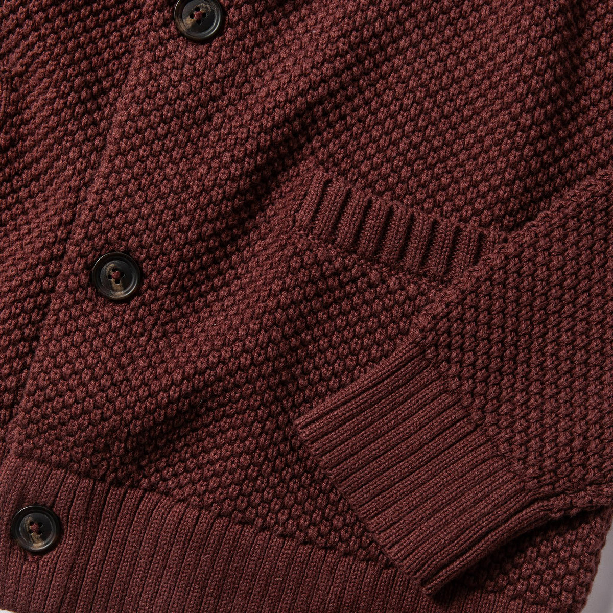 The Crawford Sweater in Burgundy