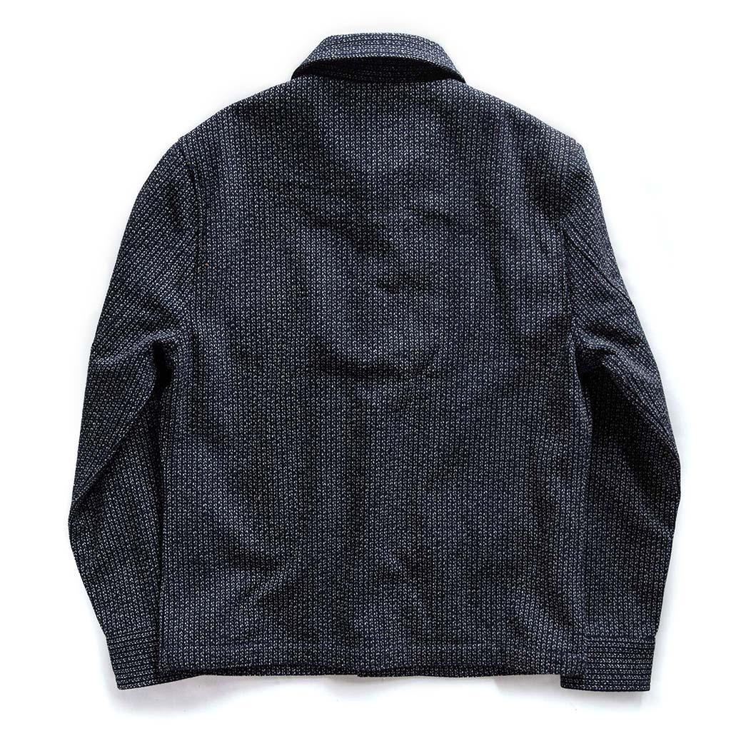 The Decker Jacket in Navy Wool Beach Cloth