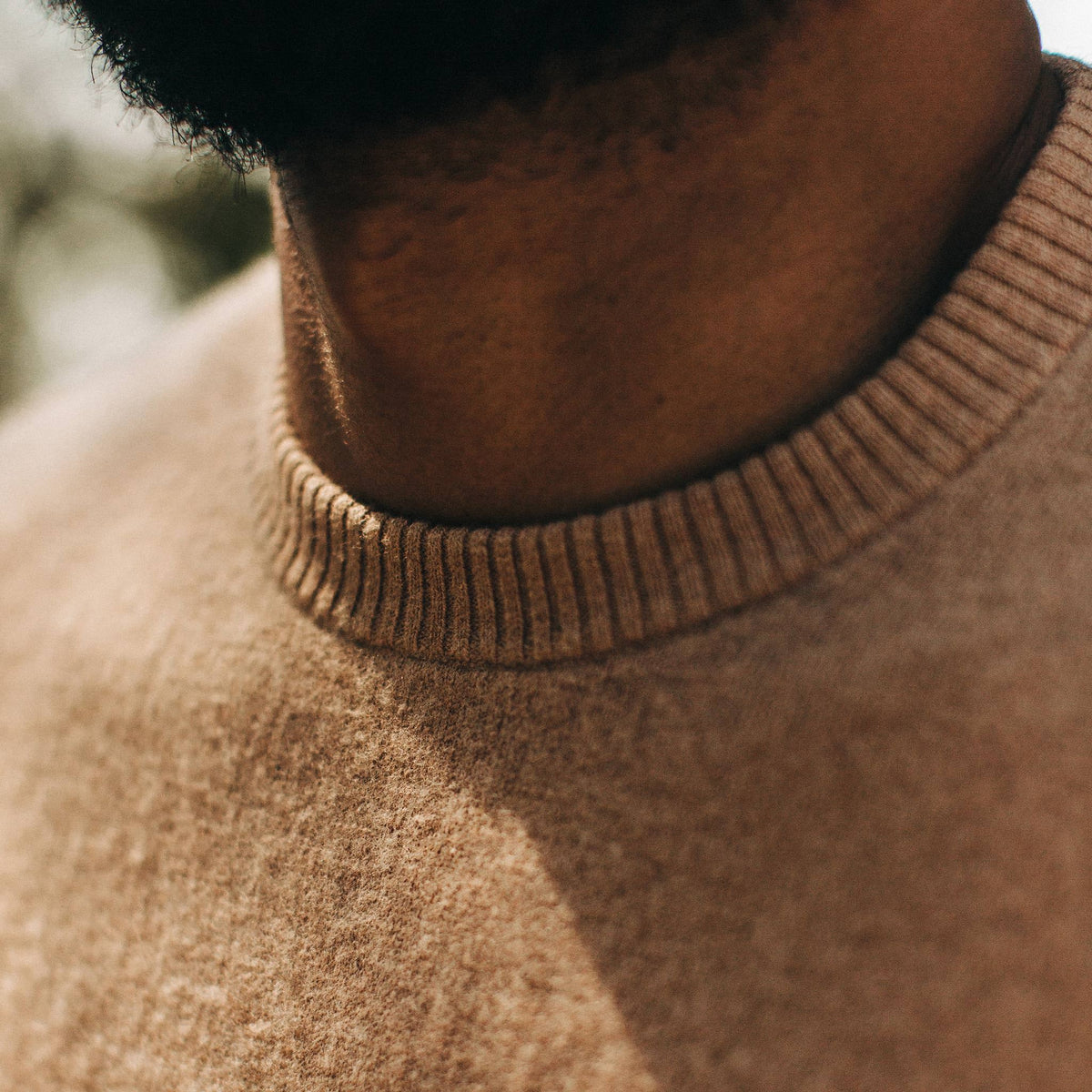 The Double Knit Sweater in British Khaki